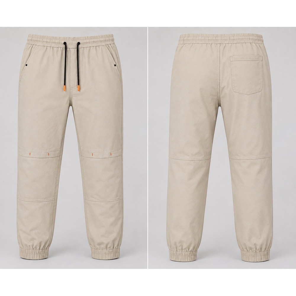 JMierr JOGGER PANTS DRAWSTRING Men's  Tan  LIGHTWEIGHT PERFORMANCE